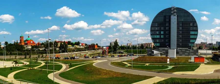 Панорама Первоуральска — зона работы МОТОСПАС